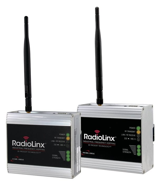 ProSoft Technology® desenvolve novos rádios Série de 2.4 GHz e 900 MHz de frequência industrial